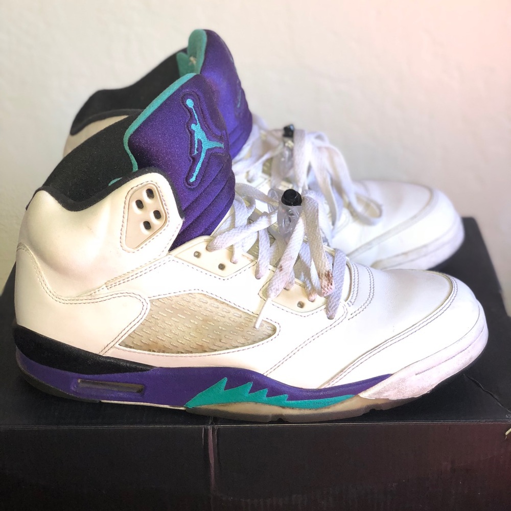 AIR JORDAN 5 RETRO GRAPE - 2013 9.5 9 1/2 mens